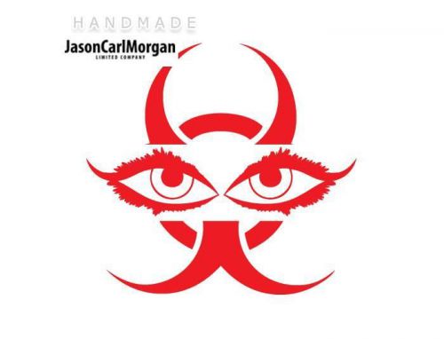JCM® Iron On Applique Decal, Eyes Red