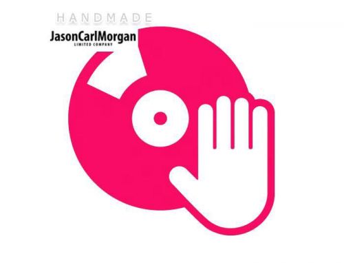 JCM® Iron On Applique Decal, DJ Neon Pink