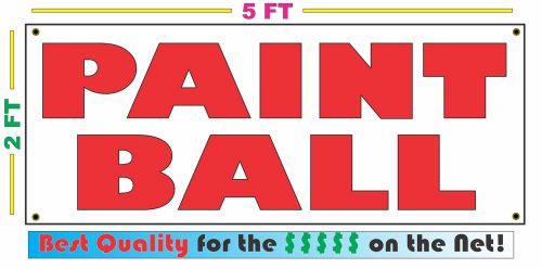 Full Color PAINTBALL Banner Sign NEW LARGER SIZE Best Price for The $$$$