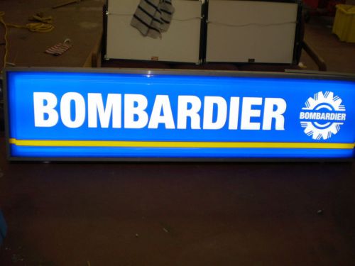 Sign Bombardier Outdoor Lighted Sign