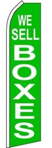 WE SELL BOXES  X-Large Swooper Flag - A-081