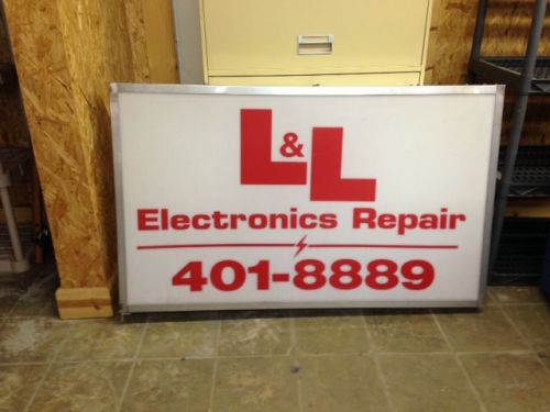 Outdoor Commercial double sided sign