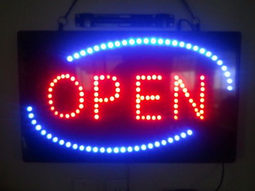 Open &amp; Closed LED Signs Store neon close Business  Red On/Off