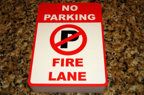 No parking fire lane zone sign 7x10 business store commercial lot space warning for sale
