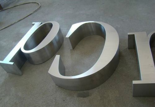Channel Letters Stainless Steel illuminated custom logo Corporate custom signs