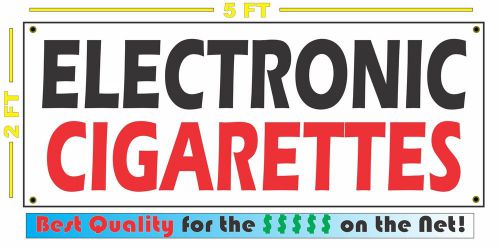 ELECTRONIC CIGARETTES Full Color Banner Sign 4 e-CIG Vapor Smoke Shop