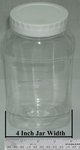 Plastic storage jar,container.food,candy,toys,display,organizer 35 oz lot of 24 for sale