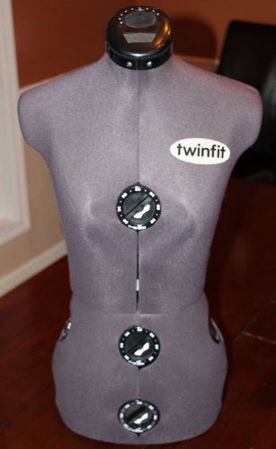 Dritz twinfit adjustable dressform dress form / twin fit sewing model small size for sale