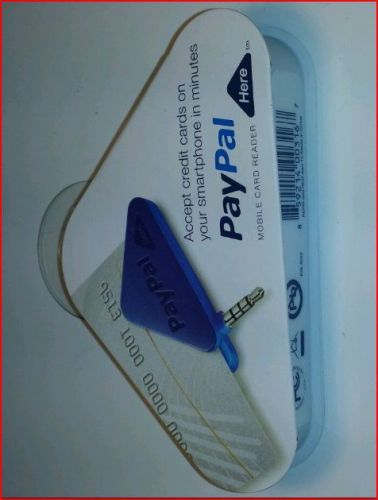 Paypal mobile card reader credit cards smartphone NO REBATE