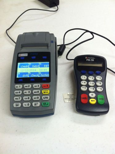 First Data FD-50 Credit Card Terminal and FD-10 Pin Pad