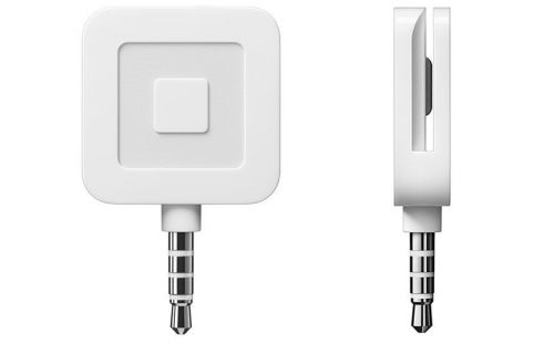 New White Square Credit Card Reader for Apple and Android