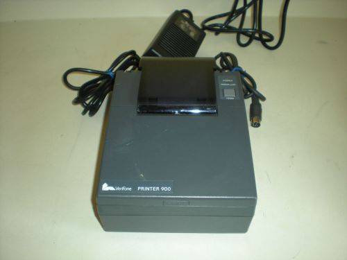 TES VERIFONE THERMAL PRINTER 900 CREDIT CARD TERMINAL WITH POWER CORDS