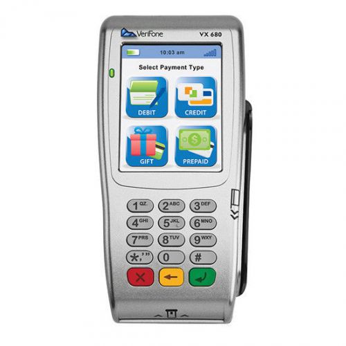 Verifone vx 680 3.0 3g gprs 192mb emv &amp; contactless nfc (m268-793-c6-usa-3) for sale