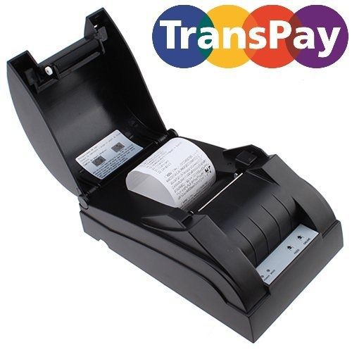 Posiflex pp8000 aura thermal receipt printer w/ power cord &amp; serial cord - pos for sale