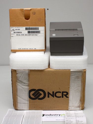 Nib ncr 7194-2445-9001 realpos pos thermal receipt printer charcoal gray $201 for sale