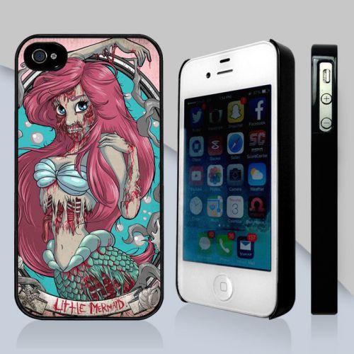 New Ariel Little Mermaid Zombie Case For iPhone and Samsung