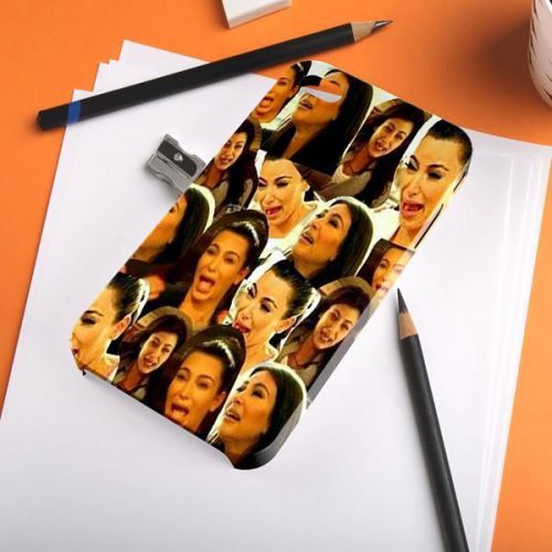 Kim Kardashian Crying Collage Beauty Face iPhone A108 Samsung Galaxy Case