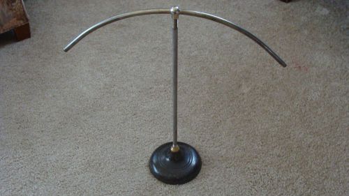 ANTIQUE VINTAGE METAL CLOTHES STAND DISPLAY STORE  RACK HEAVY