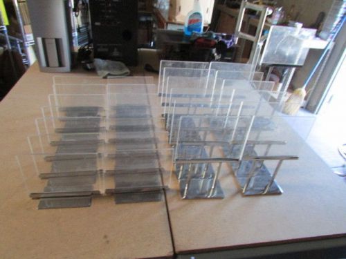 Lot of 27 Used  Countertop Sign Cardframe/Price Holder 7&#034; Wide  x 5 1/2&#034; Tall