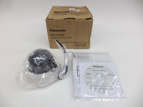 Panasonic wv-cf354 color day/night indoor fixed dome camera for sale