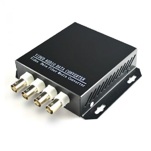 High quality 4ch digital Video optical media converter/Transmitter Receiver