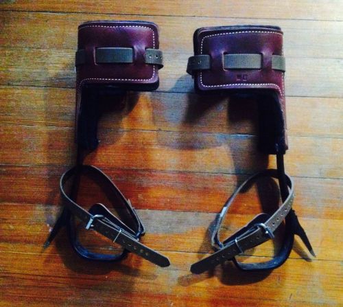 Tree climbing spur-spike set buckingham /w t pads new never used item for sale