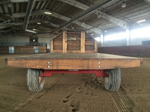 Hay wagon ranch feeding tractor farm horse cattle wood trailer for sale