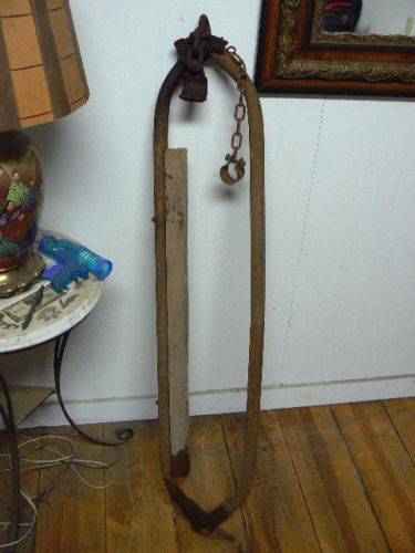 Antique Livestock Equipment Stanchion for Holding Milk Cow, Vermont Barn Find !!