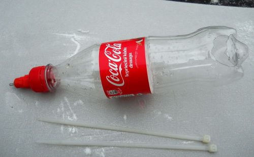 Chicken nipple drinkers Coca Cola Christmas bottle Latvia 0.5L