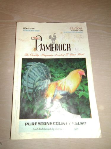 The Gamecock Gamefowl Magazine - July 2003