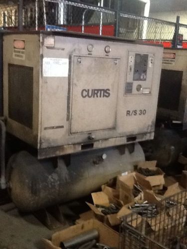 Curtis rotary screw compressor rs30 30hp. buy one, get the second for free!! for sale