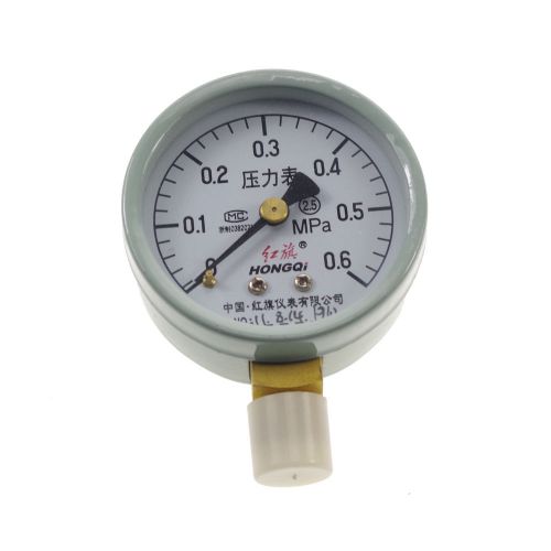 1 x Water Oil Hydraulic Air Pressure Gauge Universal M14*1.5 0-2.5Mpa