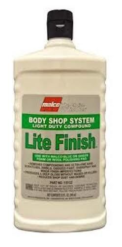 MALCO LITE FINISH LIGHT DUTY COMPOUND 32 OZ. QUART