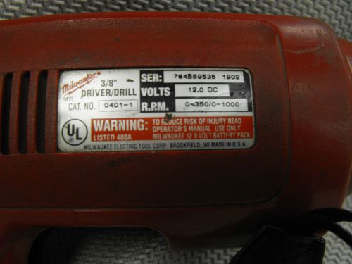 Milwaukee Electric Cordless Drill Housing Part Number 14-38-0630