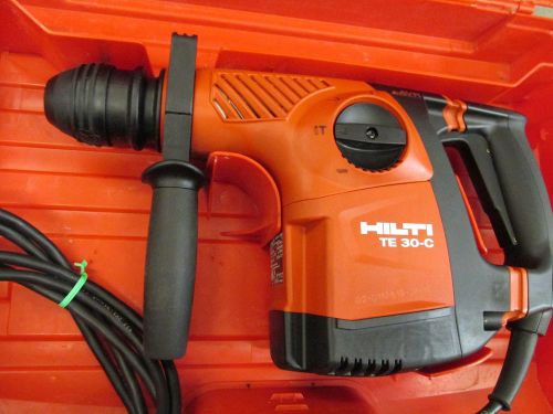 Hilti te-30c avr rotary hammer drill/breaker kit mint    (216) for sale