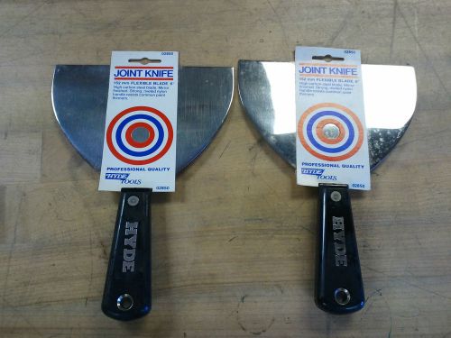 Hyde#02850 6&#034; Joint Knife (Flexible Blade) USA Made Lot of 2 New $11.95