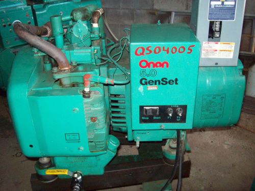 5.0 onan genorator propane natural gas or gas electric start 5.0cck used for sale