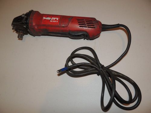 Hilti 5&#034; Angle Grinder HG 500-D  Repair Parts AS IS    Germany