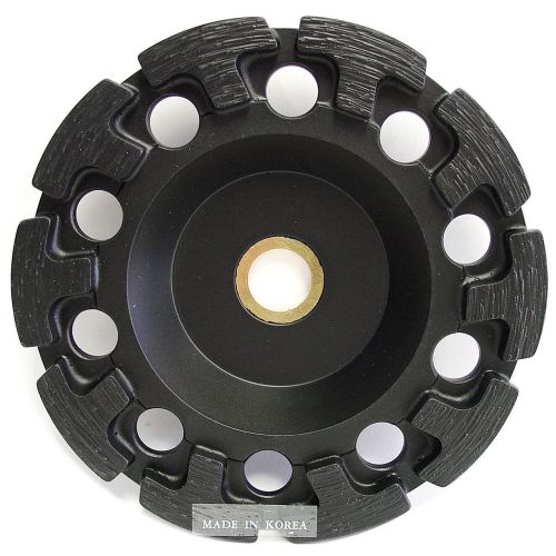 5” PREMIUM T-Segment Concrete Diamond Grinding Cup Wheel for Angle Grinder