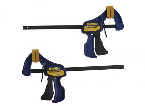 2 x irwin quick grip mini bar 150mm 6&#034; trigger / g / speed clamps, q/g5462qc for sale