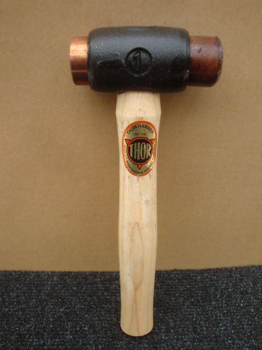 THOR 210 SIZE 1 COPPER &amp; RAWHIDE HAMMER