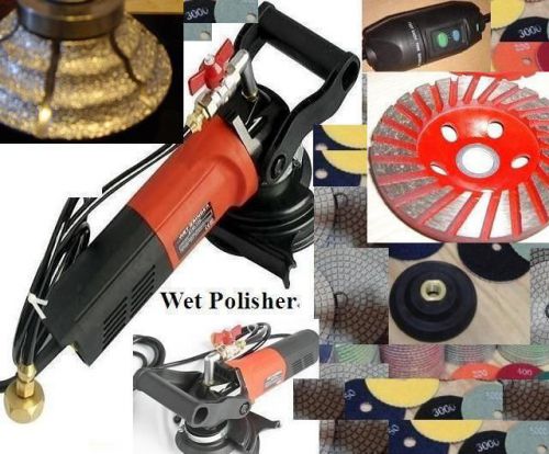 Wet polisher diamond router bit tb-20mm triple waterfall 15 pad granite cup for sale
