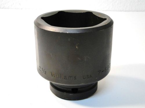 Williams 2-1/2&#034; hex impact socket 1&#034; drive model 7-680 for sale