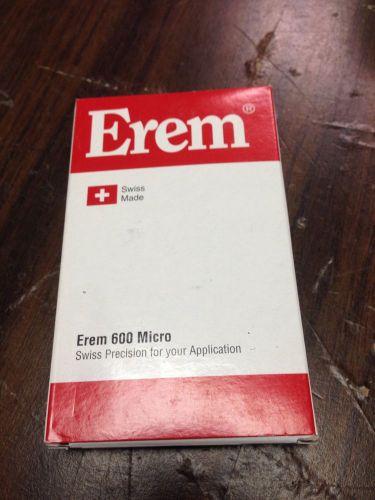 Erem 612N Wire Cutters ESD Safe Oval Head Semi-flush Cushion Grip Handles 4 1/4&#034;