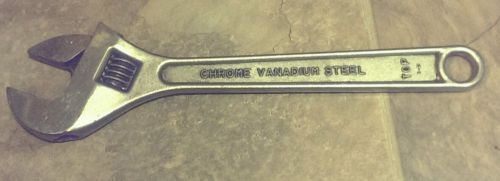 Trucraft Tool 15 Inch Adjustable Steel Wrench F 215 Vintage GUC