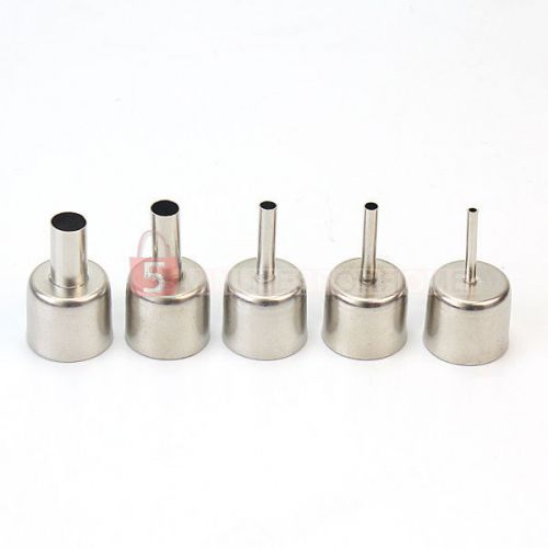 5pcs metal circular nozzles for 898d 968 850 6028 hot air soldering station for sale