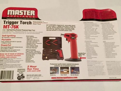 Mt-76k trigger torch, master appliance for sale