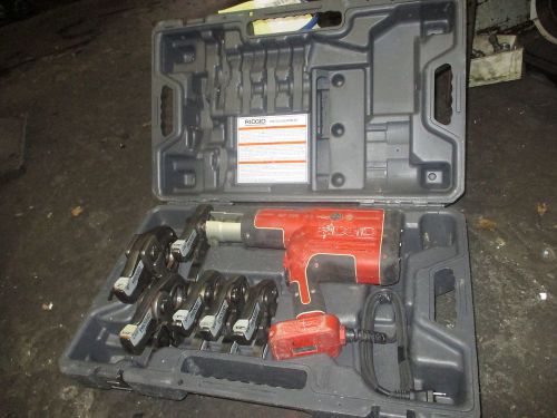 Ridgid rp330-c   pro press  1/2 - 2&#034; jaws included all in case for sale