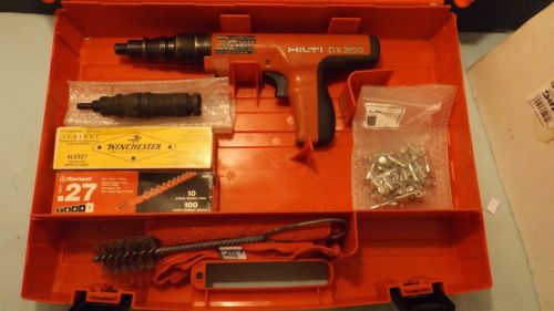 HILTI DX 36M  POWDER ACTUATED NAIL GUN WITH CASE AND EXTRAS!!