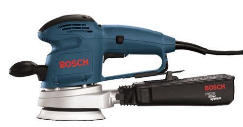 Bosch 3725devs 3.3 amp 5-inch random orbit variable speed sander dust canister for sale